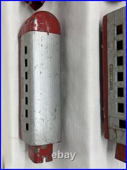 LIONEL Jr # 1700E ALUMINUM & LIGHT RED PASSENGER TRAIN 1935-37 Tested Prewar