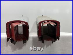 LIONEL Jr # 1700E ALUMINUM & LIGHT RED PASSENGER TRAIN 1935-37 Tested Prewar
