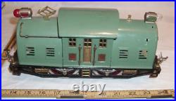 LIONEL NO. 10E ELEC. LOCOMOTIVE ENGINE 0-4-0 STANDARD GAUGE PRE WAR GREEN 1930s LIONEL NO. 10E ELEC. LOCOMOTIVE ENGINE 0-4-0 STANDARD GAUGE PRE WAR GREEN 1930s