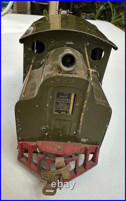 LIONEL NO. 33 NYCL LOCOMOTIVE ENGINE 0-4-0 STANDARD GAUGE PRE WAR GREEN 1930s