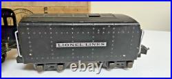 LIONEL No. 238E BLACK LOCOMOTIVE & TENDER Prewar O Gauge