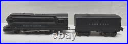 LIONEL O27 PREWAR 1668 BLACK 2-6-2 TORPEDO STEAM LOCOMOTIVE WithWHISTLE TENDER