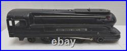 LIONEL O27 PREWAR 1668 BLACK 2-6-2 TORPEDO STEAM LOCOMOTIVE WithWHISTLE TENDER