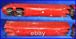 LIONEL ORIGINAL PREWAR RAIL CHIEF 4 CAR SET 792, 792, 793, and 794 4 pieces