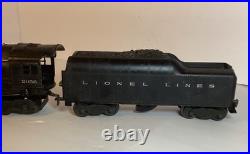 LIONEL POST WAR O GAUGE 2056 4-6-4 LOCOMOTIVE With2046 WHISTLE TENDER TESTED VG