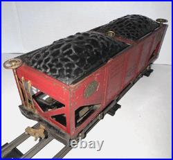 LIONEL PREWAR (1928-1940) ORIGINAL #516 STANDARD GUAGE HOPPER CAR WithCOAL PILES LIONEL PREWAR (1928-1940) ORIGINAL #516 STANDARD GUAGE HOPPER CAR WithCOAL PILES