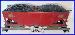 LIONEL PREWAR (1928-1940) ORIGINAL #516 STANDARD GUAGE HOPPER CAR WithCOAL PILES LIONEL PREWAR (1928-1940) ORIGINAL #516 STANDARD GUAGE HOPPER CAR WithCOAL PILES