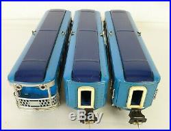 LIONEL PREWAR HIGH GRADE BLUE COMET SET With263E LOCO-TENDER & CARS-EX++ IN OB'S