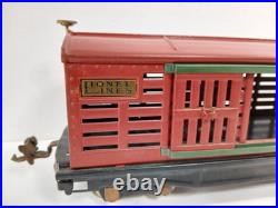 LIONEL PREWAR NO. 813 CATTLE CAR Red Maroon O Gauge LIONEL PREWAR NO. 813 CATTLE CAR Red Maroon O Gauge