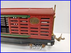 LIONEL PREWAR NO. 813 CATTLE CAR Red Maroon O Gauge LIONEL PREWAR NO. 813 CATTLE CAR Red Maroon O Gauge