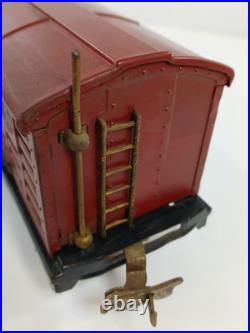 LIONEL PREWAR NO. 813 CATTLE CAR Red Maroon O Gauge LIONEL PREWAR NO. 813 CATTLE CAR Red Maroon O Gauge