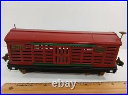 LIONEL PREWAR NO. 813 CATTLE CAR Red Maroon O Gauge LIONEL PREWAR NO. 813 CATTLE CAR Red Maroon O Gauge