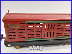 LIONEL PREWAR NO. 813 CATTLE CAR Red Maroon O Gauge LIONEL PREWAR NO. 813 CATTLE CAR Red Maroon O Gauge