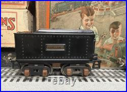LIONEL PREWAR O-GAUGE 236 OUTFIT 262 LOCOMOTIVE & TENDER WithPASSENGER CARS