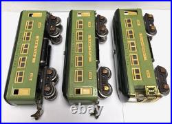 LIONEL PREWAR O-GAUGE 236 OUTFIT 262 LOCOMOTIVE & TENDER WithPASSENGER CARS