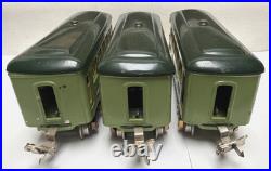 LIONEL PREWAR O-GAUGE 236 OUTFIT 262 LOCOMOTIVE & TENDER WithPASSENGER CARS