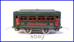 LIONEL PREWAR O GA #152 0-4-0 ELECTRIC, and 629, 630 PASSENGER CARS