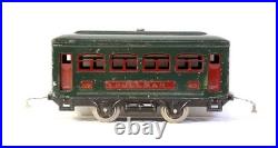 LIONEL PREWAR O GA #152 0-4-0 ELECTRIC, and 629, 630 PASSENGER CARS