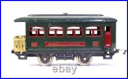 LIONEL PREWAR O GA #152 0-4-0 ELECTRIC, and 629, 630 PASSENGER CARS