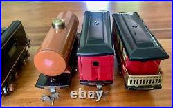 LIONEL PREWAR SET 258 262T TENDER 529 530 PASSENGER 804 TANKER tinplate 257