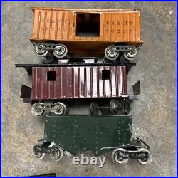 LIONEL PREWAR STANDARD GAUGE 347E SET 8E LOCO 337, 338 CARS WithOG BOX READ DESC
