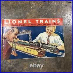 LIONEL PREWAR STANDARD GAUGE 347E SET 8E LOCO 337, 338 CARS WithOG BOX READ DESC