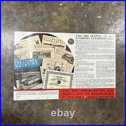 LIONEL PREWAR STANDARD GAUGE 347E SET 8E LOCO 337, 338 CARS WithOG BOX READ DESC