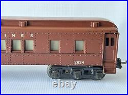 LIONEL PREWAR VERY SCARCE 2624 MANHATTAN With TWO 2623 IRVINGTON PULLMAN CARS