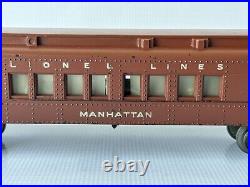 LIONEL PREWAR VERY SCARCE 2624 MANHATTAN With TWO 2623 IRVINGTON PULLMAN CARS