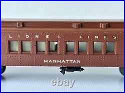 LIONEL PREWAR VERY SCARCE 2624 MANHATTAN With TWO 2623 IRVINGTON PULLMAN CARS