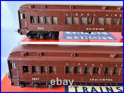 LIONEL PREWAR VERY SCARCE 2624 MANHATTAN With TWO 2623 IRVINGTON PULLMAN CARS