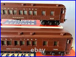 LIONEL PREWAR VERY SCARCE 2624 MANHATTAN With TWO 2623 IRVINGTON PULLMAN CARS