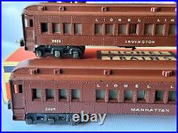 LIONEL PREWAR VERY SCARCE 2624 MANHATTAN With TWO 2623 IRVINGTON PULLMAN CARS