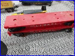 LIONEL PRE WAR 1666 STEAM LOCOMOTIVE & 2689W COAL TENDER With CARS Some Damage