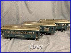 LIONEL PreWar #309 Pullman, #310 Railway & #312 Observation (TCA Refurbished)