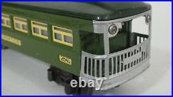 LIONEL Pre-War Two Tone Green O Scale Passenger Set Train Estate Sale C-7+++++