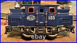 LIONEL Prewar 153 Engine DK Blue 1917-23, Serviced-runs-Antique, Restored L@@K