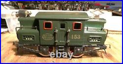 LIONEL Prewar 153 Engine Green, runs foreword &Rev. Antique, see Video Running