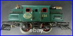 LIONEL Prewar 154 NYC Engine green 1917-23, Serviced-runs -Antique F & Rev Exc