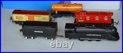 LIONEL Prewar 1668 Freight Set With Engine, Tender. Three Cars, Tested, Nice