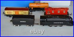 LIONEL Prewar 1668 Freight Set With Engine, Tender. Three Cars, Tested, Nice