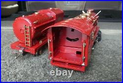 LIONEL Prewar 260E & 260 Tender RED COMET Serviced-Restored, Vintage Runs-read