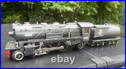 LIONEL Prewar 260E engine & Tender 263 both Gun Metal, see Video & Pictures