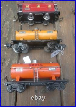 LIONEL Prewar (7) Freight Cars all in excellent condition. From mine collection