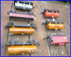LIONEL Prewar (7) Freight Cars all in excellent condition. From mine collection