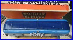 LIONEL-Prewar Blue Comet 615 Baggage car, VG used original condition with box