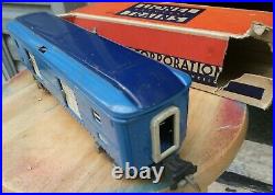 LIONEL-Prewar Blue Comet 615 Baggage car, VG used original condition with box