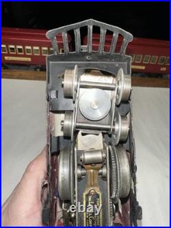LIONEL Prewar O Gauge 156 engine dark red. Restored runs good