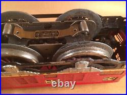 LIONEL Prewar Standard Gauge 8E ENGINE + 3 CARS 332, 337, & 338 Nice Set