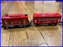 LIONEL Red Prewar 248 Engine Beautifully Restored with603/603/604 Passenger Cars